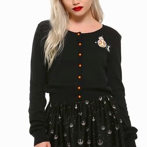 Her Universe Star Wars Rebel Droids Crop Cardigan